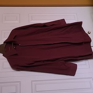 Mens dark burgundy Covington dress shirt